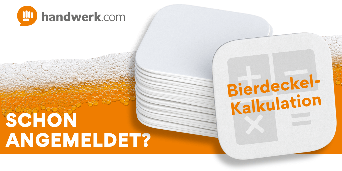Online-Seminar "Bierdeckel-Kalkulation"