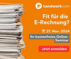 Achtung Handwerker, die E-Rechnungspflicht kommt!