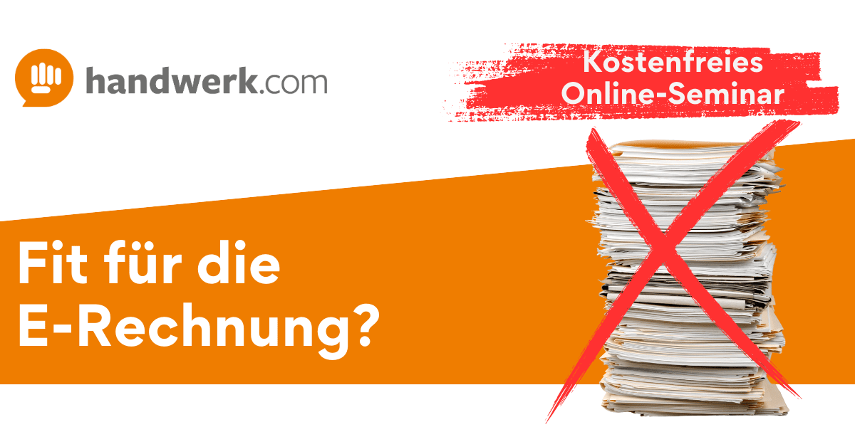 Online-Seminar "E-Rechnungspflicht ab 2025"