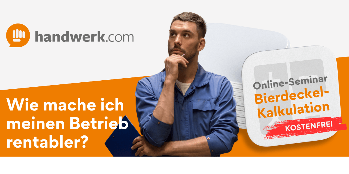 Online-Seminar "Bierdeckel-Kalkulation"
